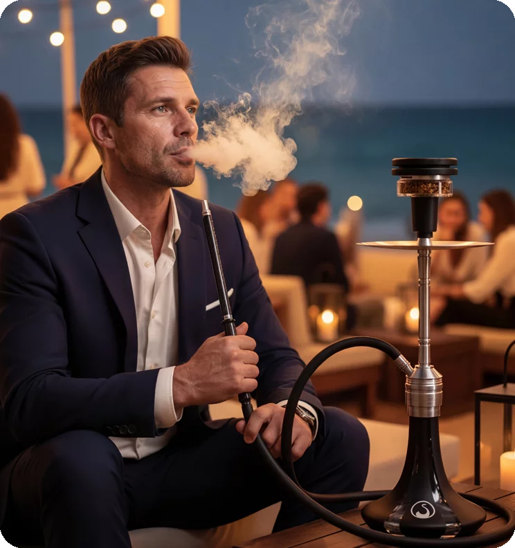 iTips enjoy step for premium shisha sessions