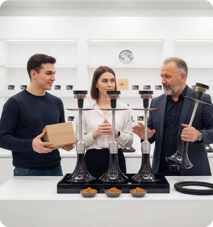 iTips retail and wholesale solution for shisha partners